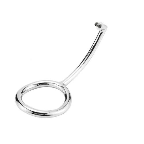 Anal Hook Cock Steel Stainless Set with DiscreetChoice 4663 Ring 0728